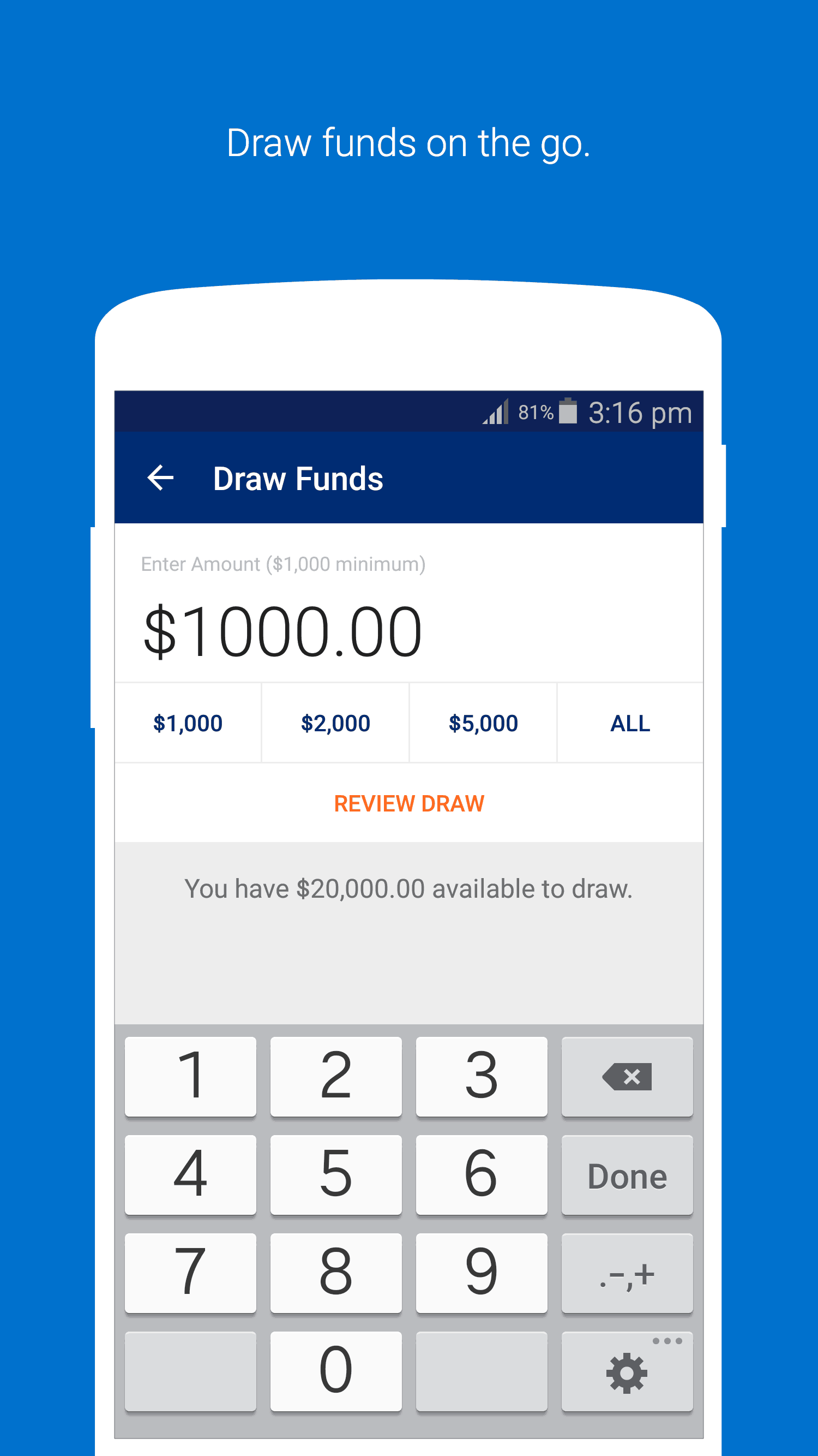 Draw Funds