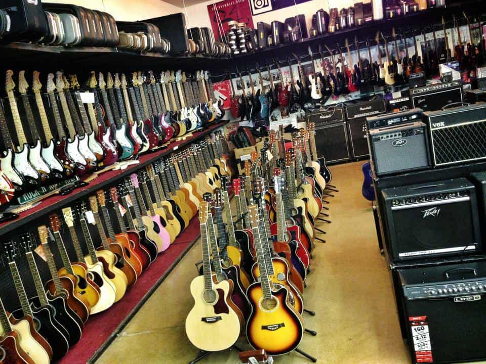 guitars and amps